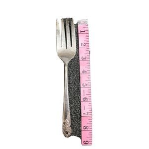 Onedia Silver Plate Cold Meat Fork 8 1/8" Serving